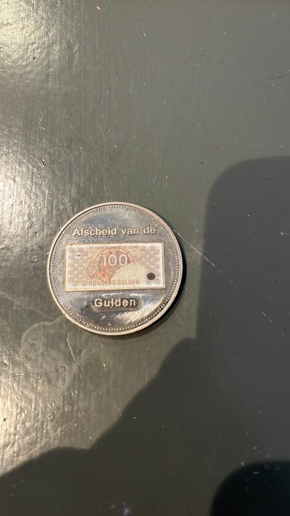 Afscheid van de Gulden herdenkingsmunt, Ophalen of Verzenden, Koningin Beatrix, Overige waardes, Losse munt