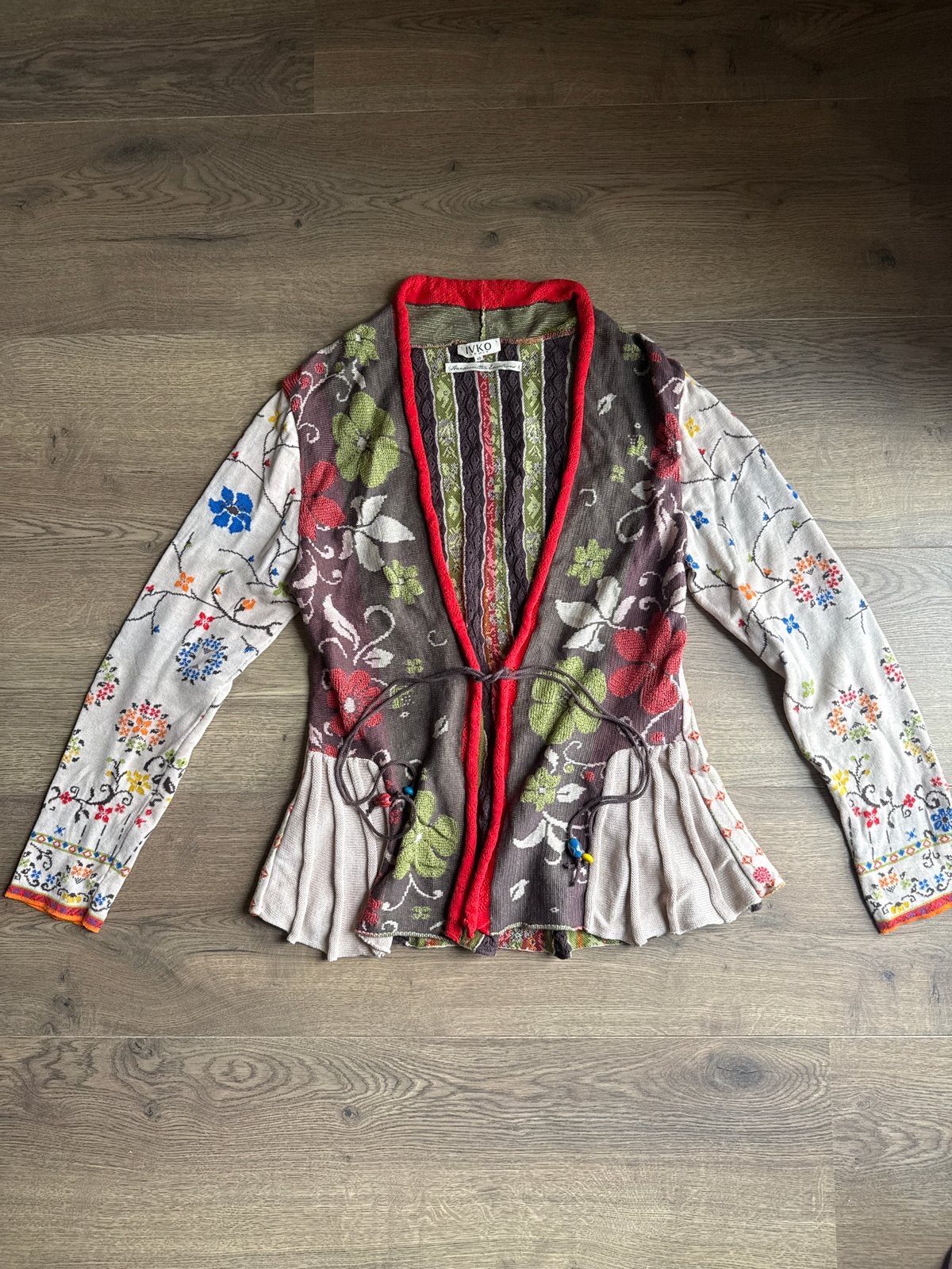Ivko vest maat 40 - Jacquard, Filigran Patroon, Ophalen of Verzenden, Zo goed als nieuw, Maat 38/40 (M), Meerkleurig