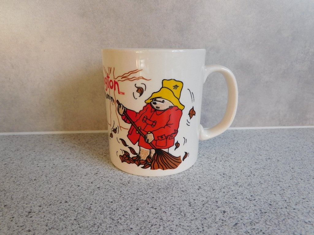 Mok Paddington Bear Autumn Douwe Egberts - 9x8 cm, Overige merken, Keramiek, Zo goed als nieuw, Overige stijlen