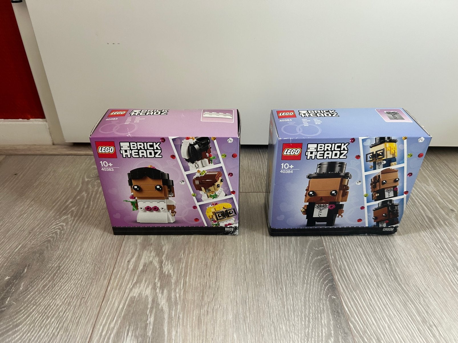 Lego Brickheadz 40383 & 40384 Bruid en Bruidegom NIEUW, BrickHeadz, Lego, Nieuw, Ophalen of Verzenden