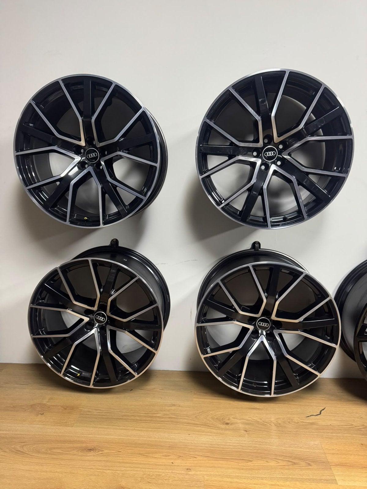 Originele Audi Sport 22 inch velgen - Zo goed als nieuw, Auto-onderdelen, Ophalen, Gebruikt, Velg(en), Overige maten
