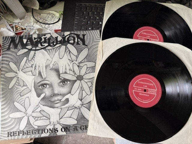 Marillion - Reflections On A Child 2lp, live 1985, Cd's en Dvd's, 12 inch, Dubbel-LP, Progressive Rock, Gebruikt