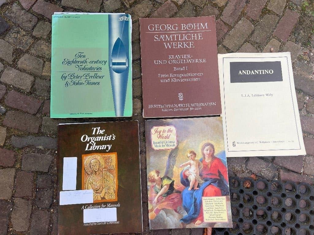 Bladmuziek orgel, Muziek en Instrumenten, Ophalen, Gebruikt, 2 klavieren, Orgel