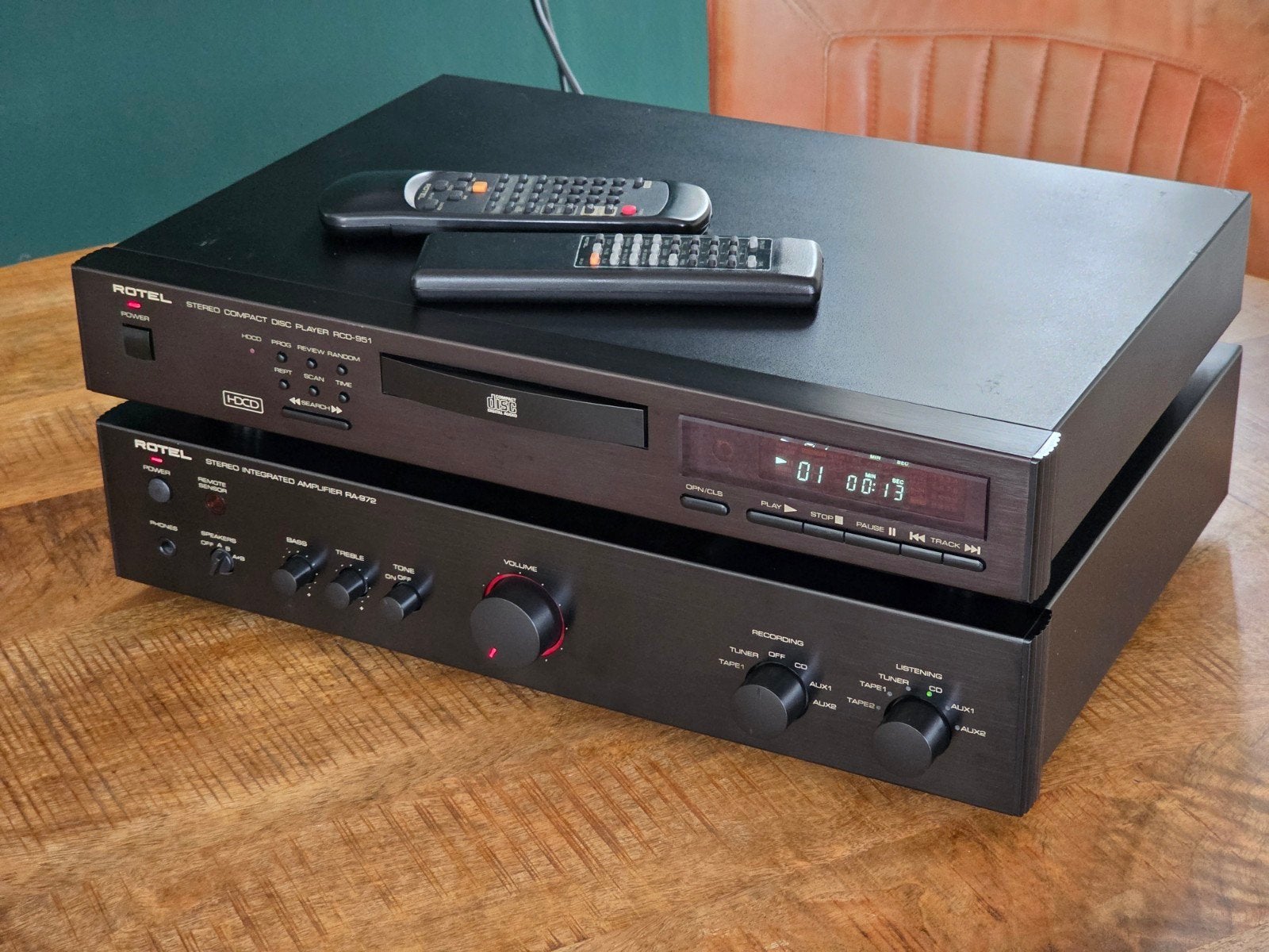 Rotel Stereo Set (RCD-951/RA-972 ), Ophalen, Gebruikt, Cd-speler, Overige merken