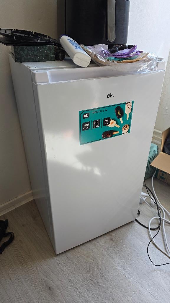 Koelkas ok (Location Emmen), Ophalen, Met vriesvak, Minder dan 45 cm, Minder dan 85 cm