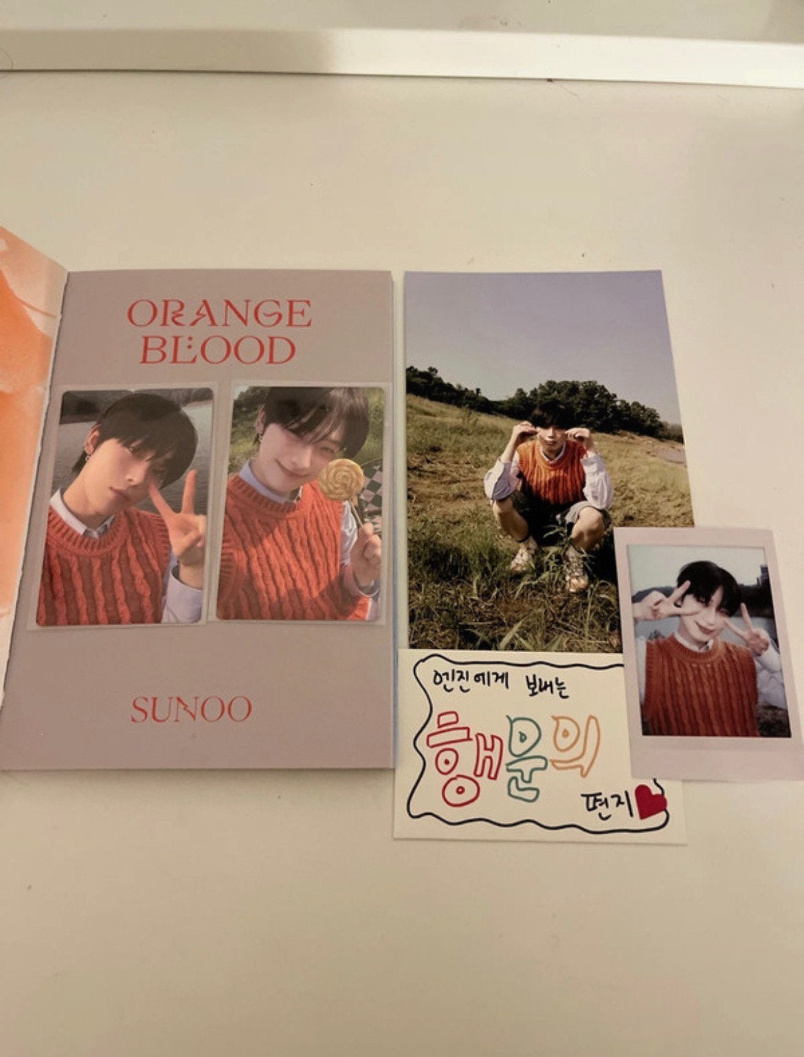 Enhypen orangeblood album sunoo versie, Ophalen of Verzenden, Zo goed als nieuw