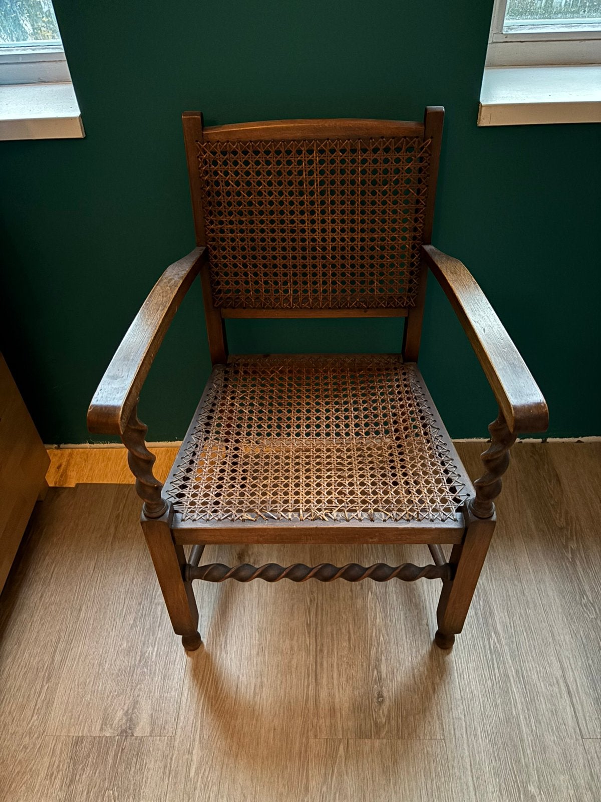 Antieke stoel Engeland Barley Twist, Antiek en Kunst, Ophalen