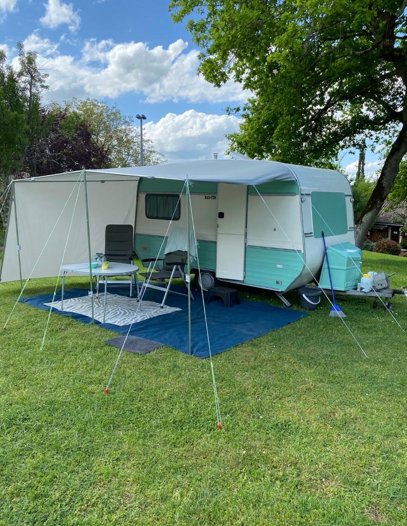 Unieke LMC Münsterland Vintage Caravan - Gepimpt!, Caravans en Kamperen, Caravanstallingen
