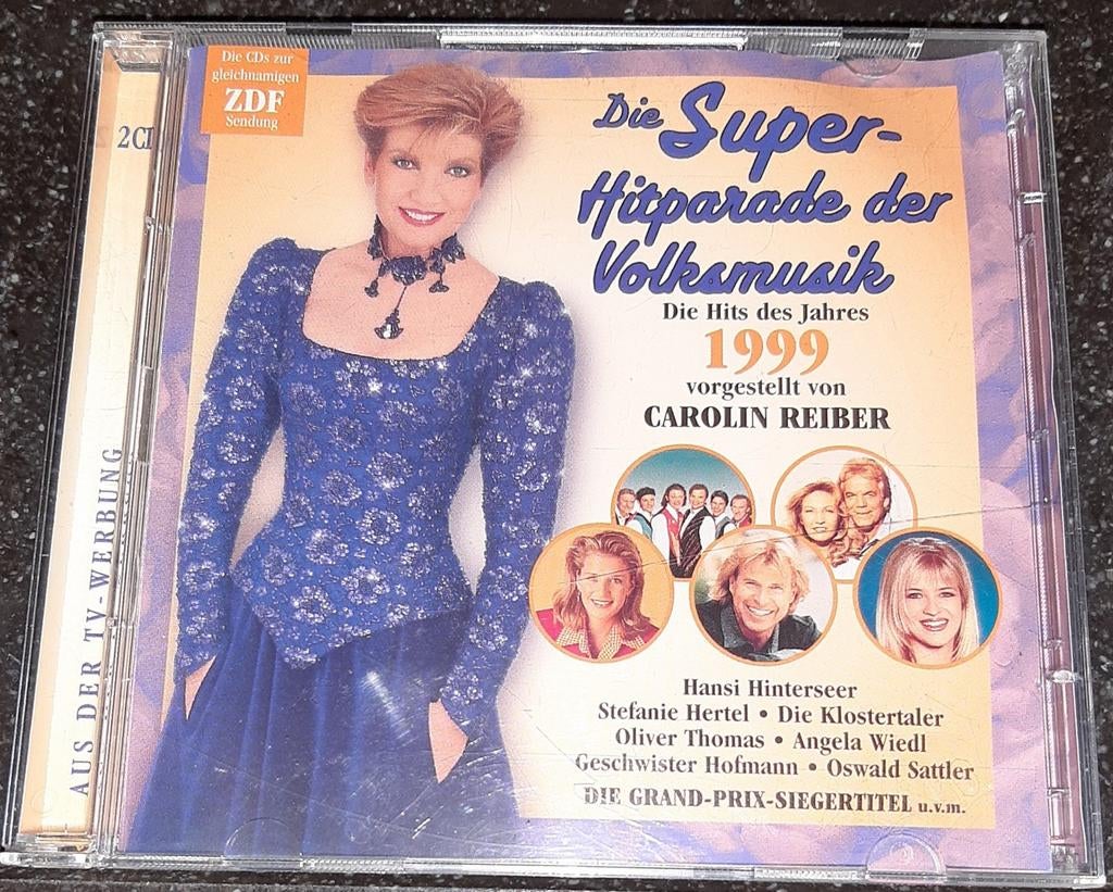 Die Superhitparade der Volksmusik 2cd, Ophalen of Verzenden, Zo goed als nieuw, Boxset