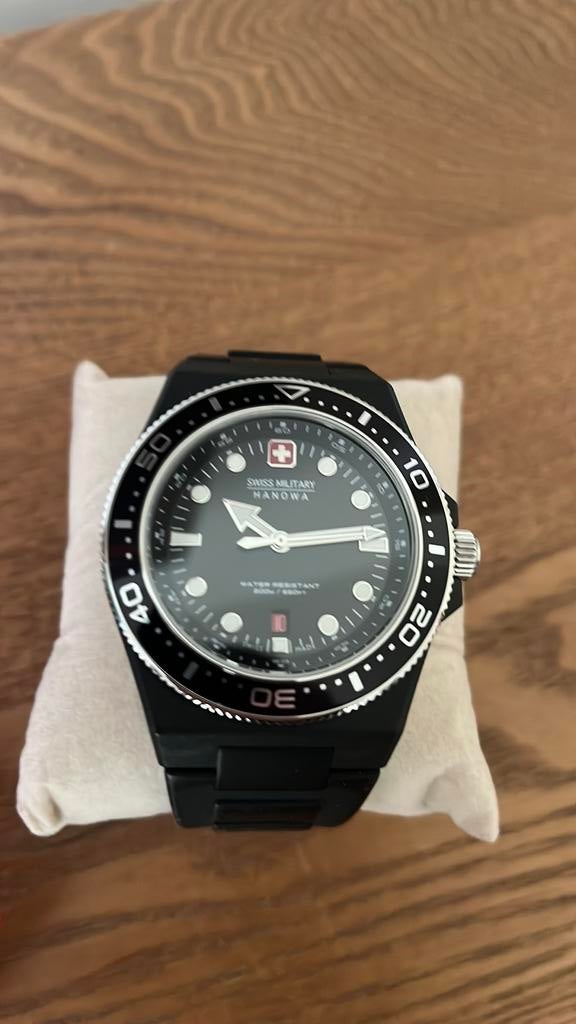 Swiss Military Hanowa Aqua SMWGN0001180 Ocean Pioneer, Sieraden, Tassen en Uiterlijk, Horloges | Heren, Overige materialen, Polshorloge
