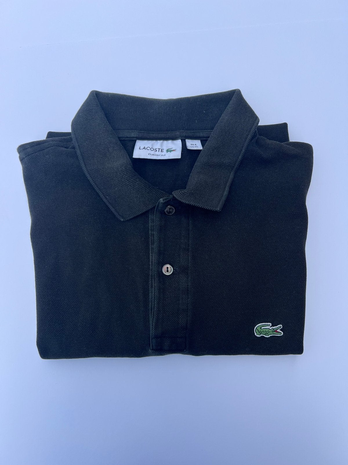 Lacoste polo zwart, Kleding | Heren, Polo's, Ophalen of Verzenden, Zo goed als nieuw, Maat 56/58 (XL), Zwart