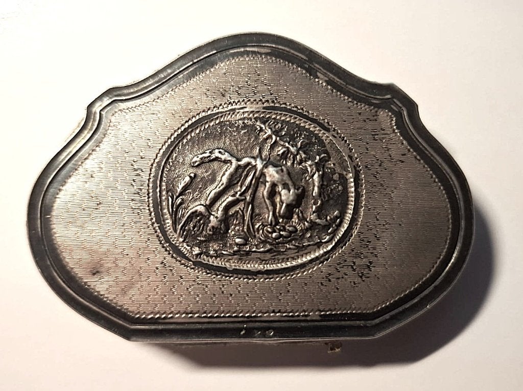 Antiek zilver portemonnee periode 1830 - 1850, Antiek en Kunst, Ophalen of Verzenden, Zilver