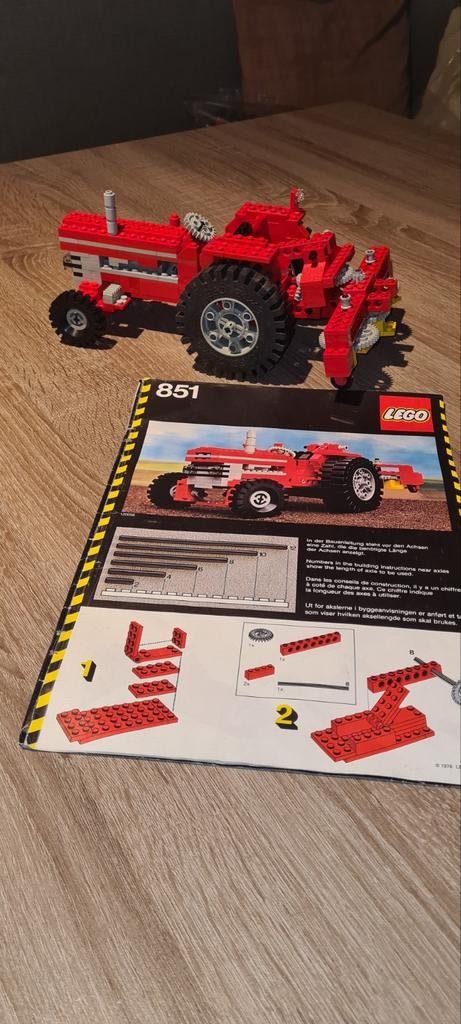 Lego 851 inclusief bouwbeschrijving, Lego, Ophalen of Verzenden, Zo goed als nieuw, Technic