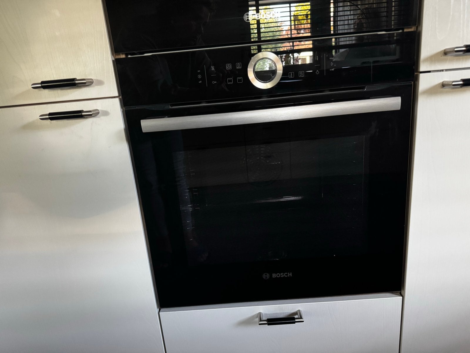 Bosch Inbouw Oven -binnenste glasplaat ontbreekt., Ophalen, Gebruikt, Hete lucht, Bosch