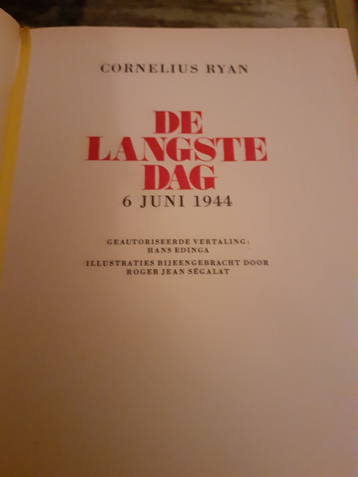 cornelius ryan / 2 boeken, Boeken, Landmacht, Cornelius Ryan, Ophalen, Tweede Wereldoorlog