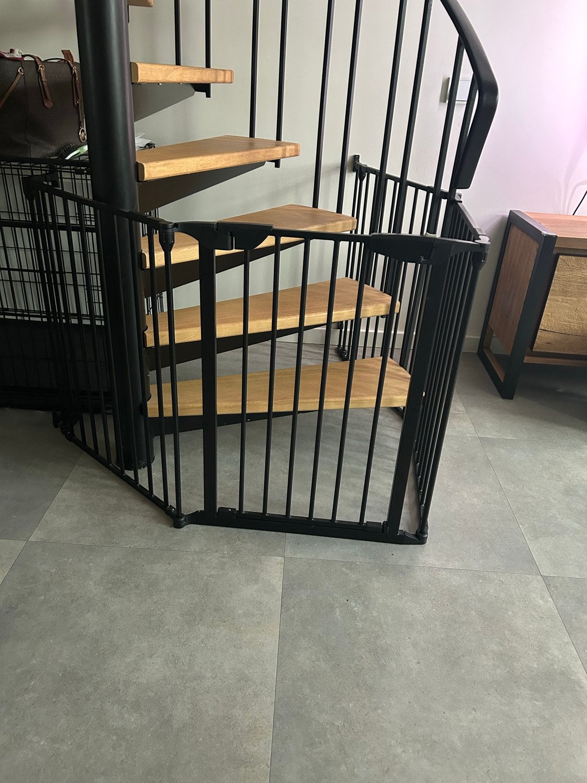 Traprek voor open trap in kamer, Ophalen, Gebruikt, Overige typen, 115 cm of meer