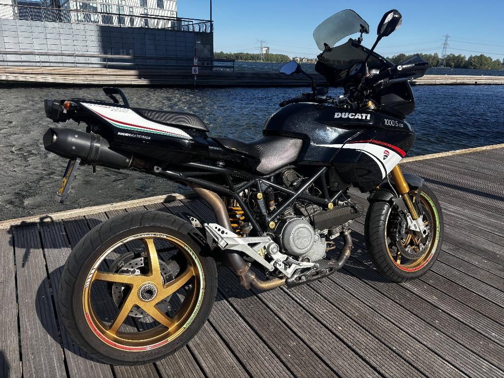 Ducati Multistrada 1000 DS – Bouwjaar 2006, 2 cilinders, Sportuitlaat, Occasion, Motorrijbewijs A