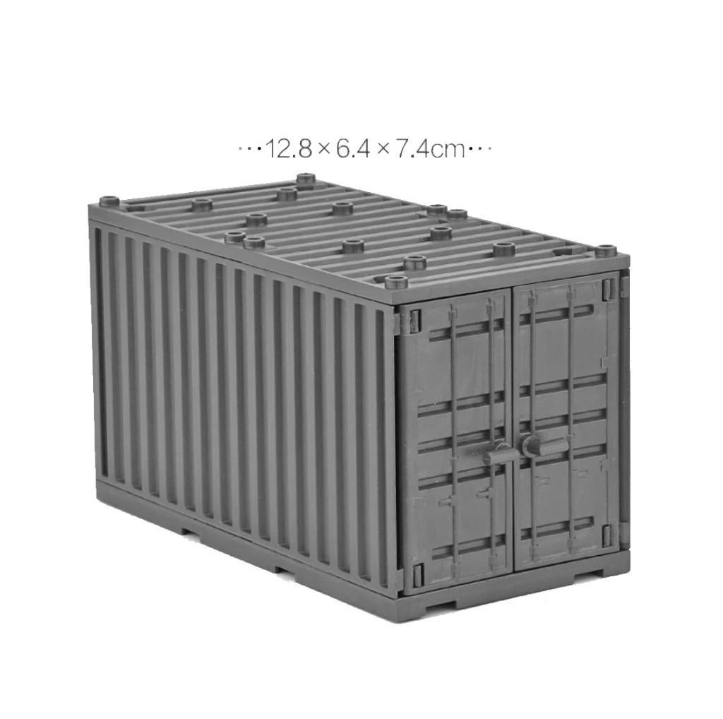 🎁 WW2 Bouwstenen - W102 - Leger container grijs🎁, Kinderen en Baby's, Speelgoed | Bouwstenen, Ophalen of Verzenden, Nieuw