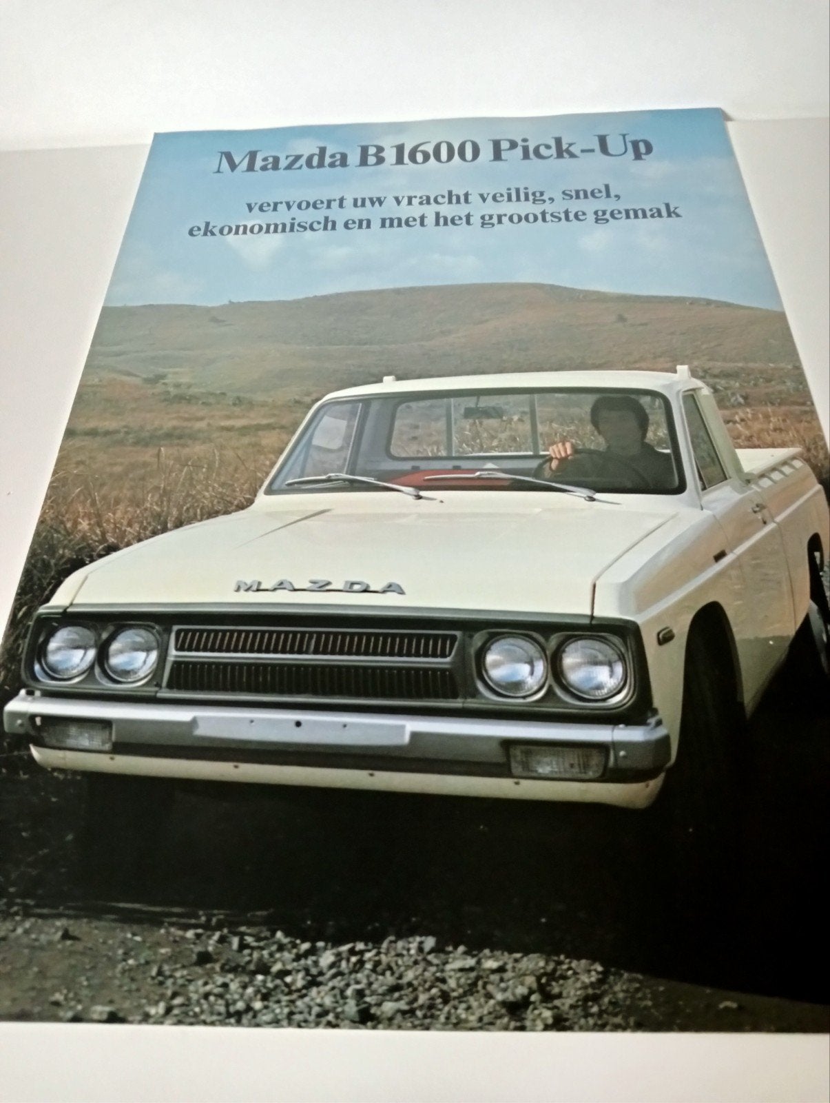Mazda B1600 Pick-Up brochure - Zeldzaam! is nieuw., Mazda, Nieuw, Ophalen of Verzenden, Mazda