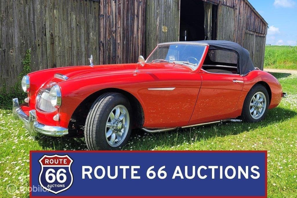 Austin-Healey 3000 Mk II BT7 | Route 66 Auctions, Auto's, Overige merken, Overige carrosserieën, Zwart, Bedrijf