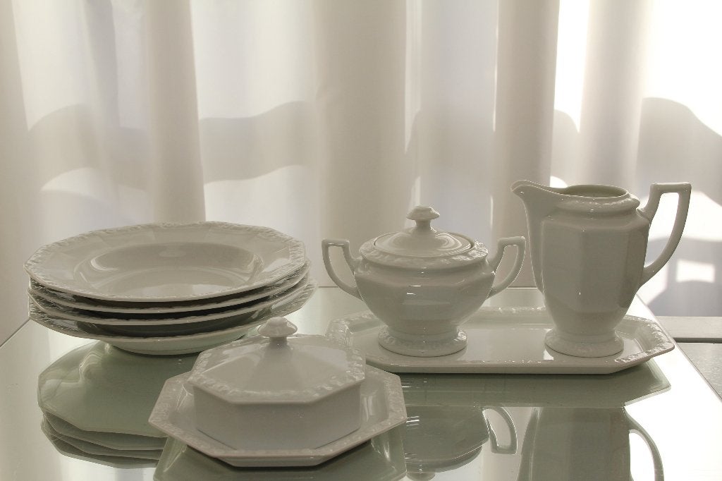 Rosenthal Classic Rose White delen, Ophalen, Zo goed als nieuw, Overige stijlen, Porselein