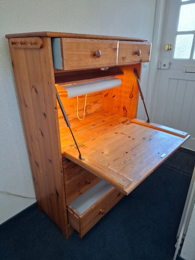 Grenen secretaire, Ophalen, Gebruikt