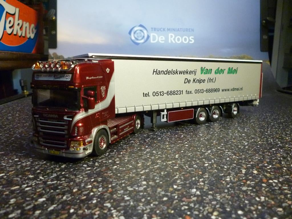 WSI Scania M. van der Mei met certificaat, Ophalen of Verzenden, Zo goed als nieuw, Bus of Vrachtwagen, Wsi