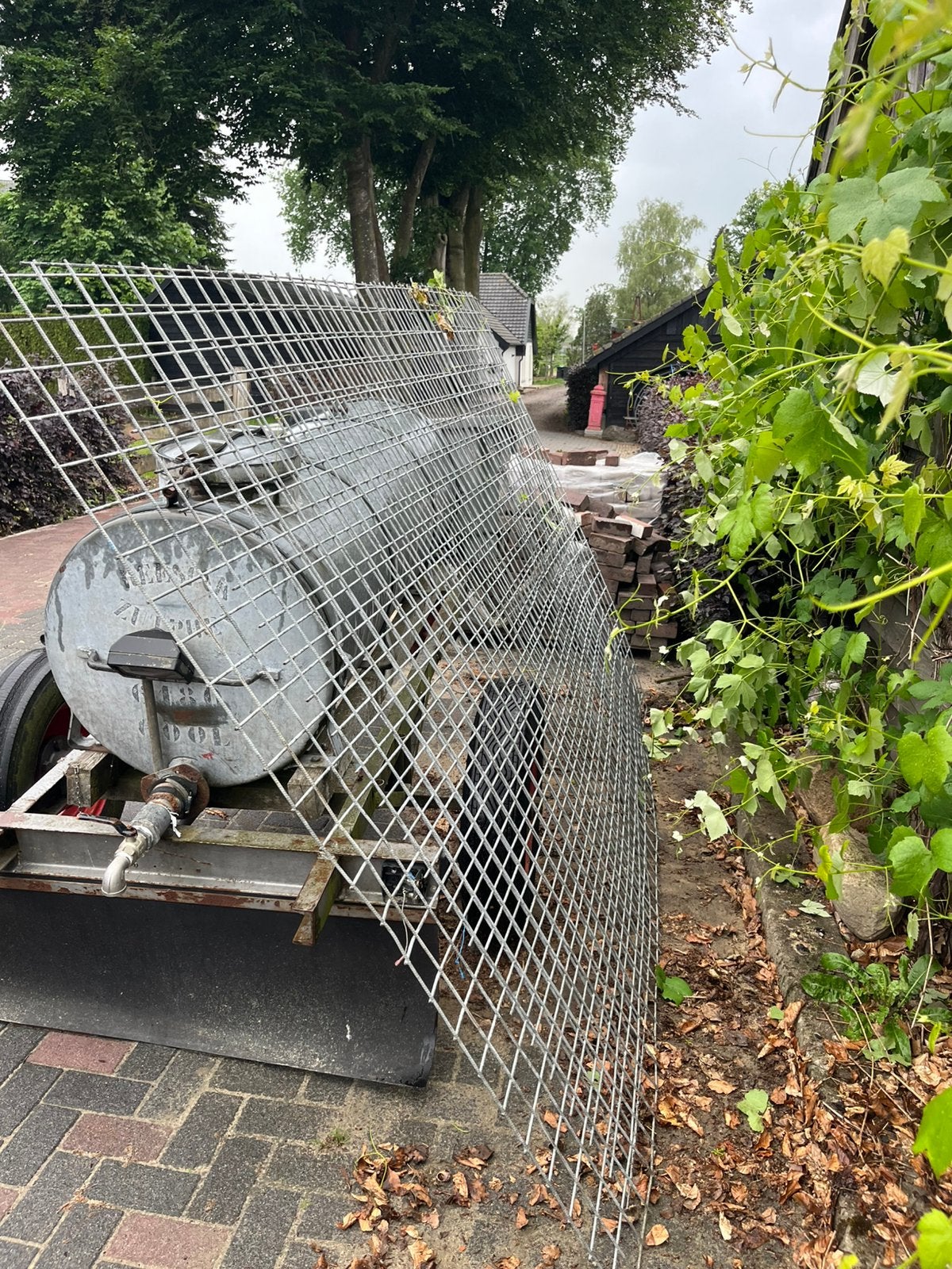 Tk klimplant gegalvaniseerde matten, Tuin en Terras, Ophalen of Verzenden, Overige soorten, Haag