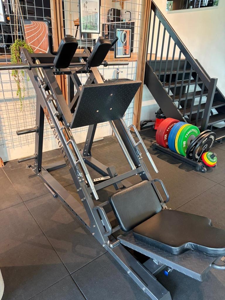 AJ-Sports Leg Press & Hack Squat Machine, Ophalen, Gebruikt, Benen, Krachtstation