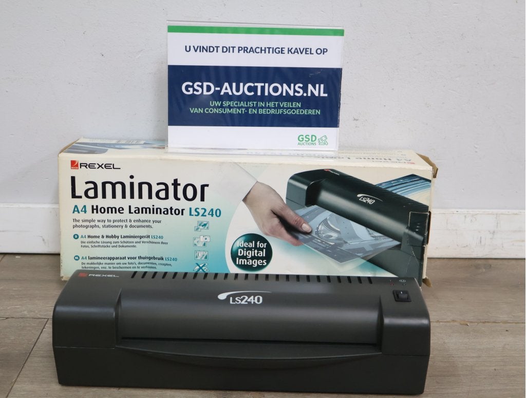 Rexel LS240 laminator, Ophalen of Verzenden, Niet ingevuld, Niet ingevuld, Niet ingevuld