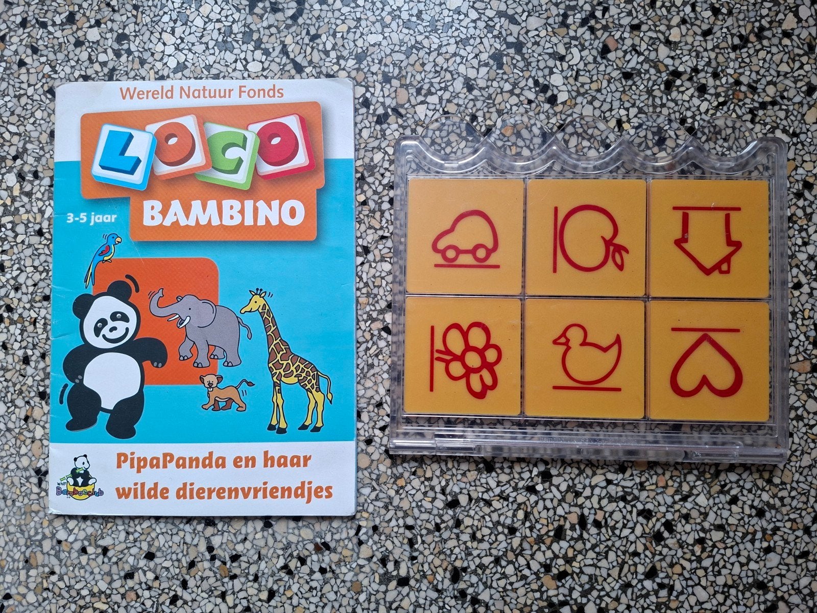 Loco bambino basisdoos met boekje pipa panda, Kinderen en Baby's, Ophalen of Verzenden, Gebruikt, Taal en Lezen