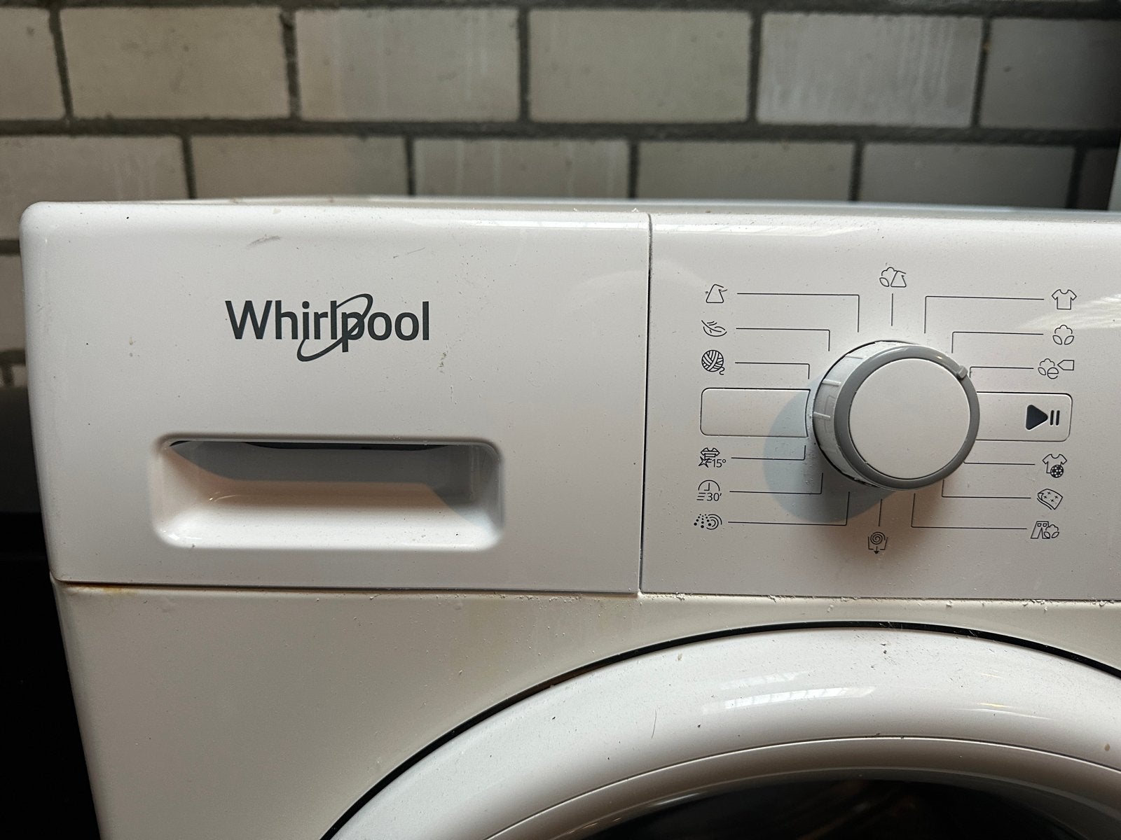 Whirlpool FreshCare+ SENSE Inverter 7kg Wasmachine, Ophalen, Gebruikt, Voorlader, Kort programma