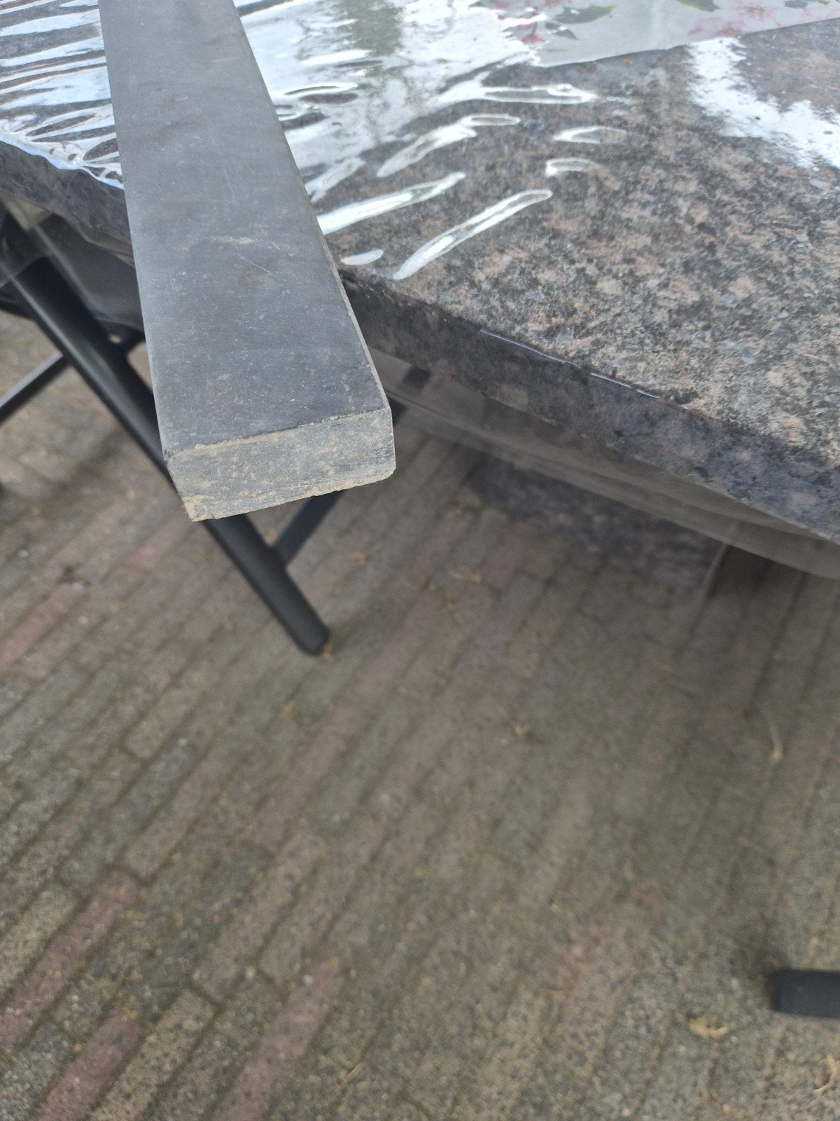 Nieuwe natuur stenen dorpel, 95x6x3 cm, Ophalen, Nieuw, Overige metalen