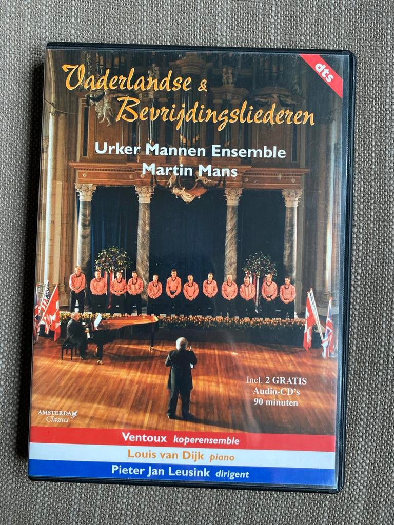 Urker Mannen Ensemble - Vaderlandse & Bevrijdingsliederen, Cd's en Dvd's, Alle leeftijden, Boxset, Muziek en Concerten, Ophalen of Verzenden