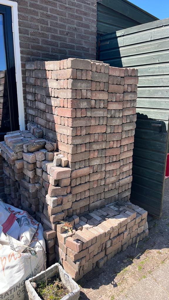 Betonklinkers - gratis - 23 m2 (of minder), Tuin en Terras, Tegels en Klinkers, Ophalen, Gebruikt, Beton, Klinkers
