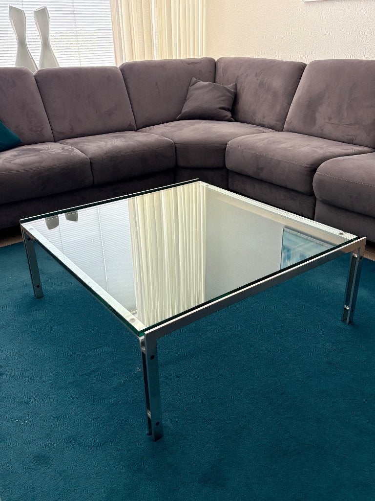 Metaform salontafel, Ophalen, Strak, 100 tot 150 cm, Vierkant