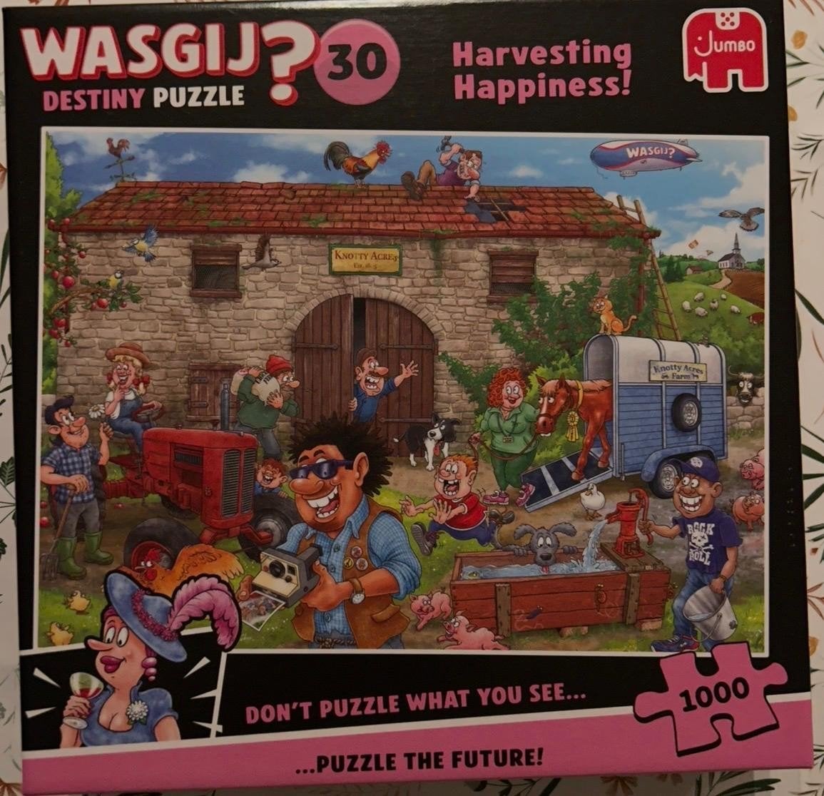 Te koop wasgij legpuzzel nr 30, Ophalen, 500 t/m 1500 stukjes, Zo goed als nieuw, Legpuzzel
