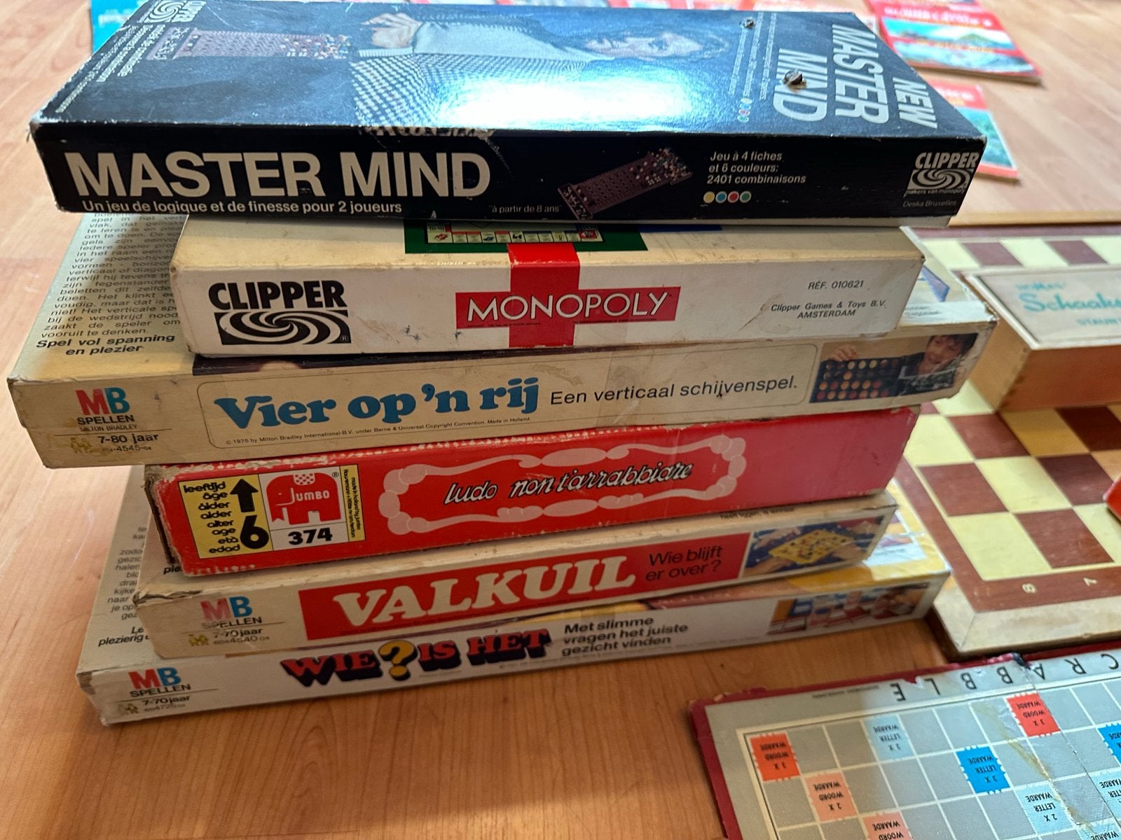Partij bordspellen in gebruikte staat, Hobby en Vrije tijd, Gezelschapsspellen | Bordspellen, Ophalen of Verzenden, Gebruikt