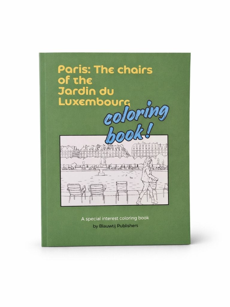 Paris: The chairs of the Jardin du Luxembourg coloring book, Verzenden, Nieuw, Overige onderwerpen, Blauwtij Publishers