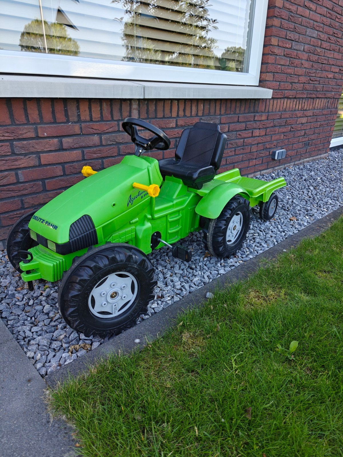 Deutz-Fahr traptractor groen, Ophalen, Gebruikt, Trapvoertuig