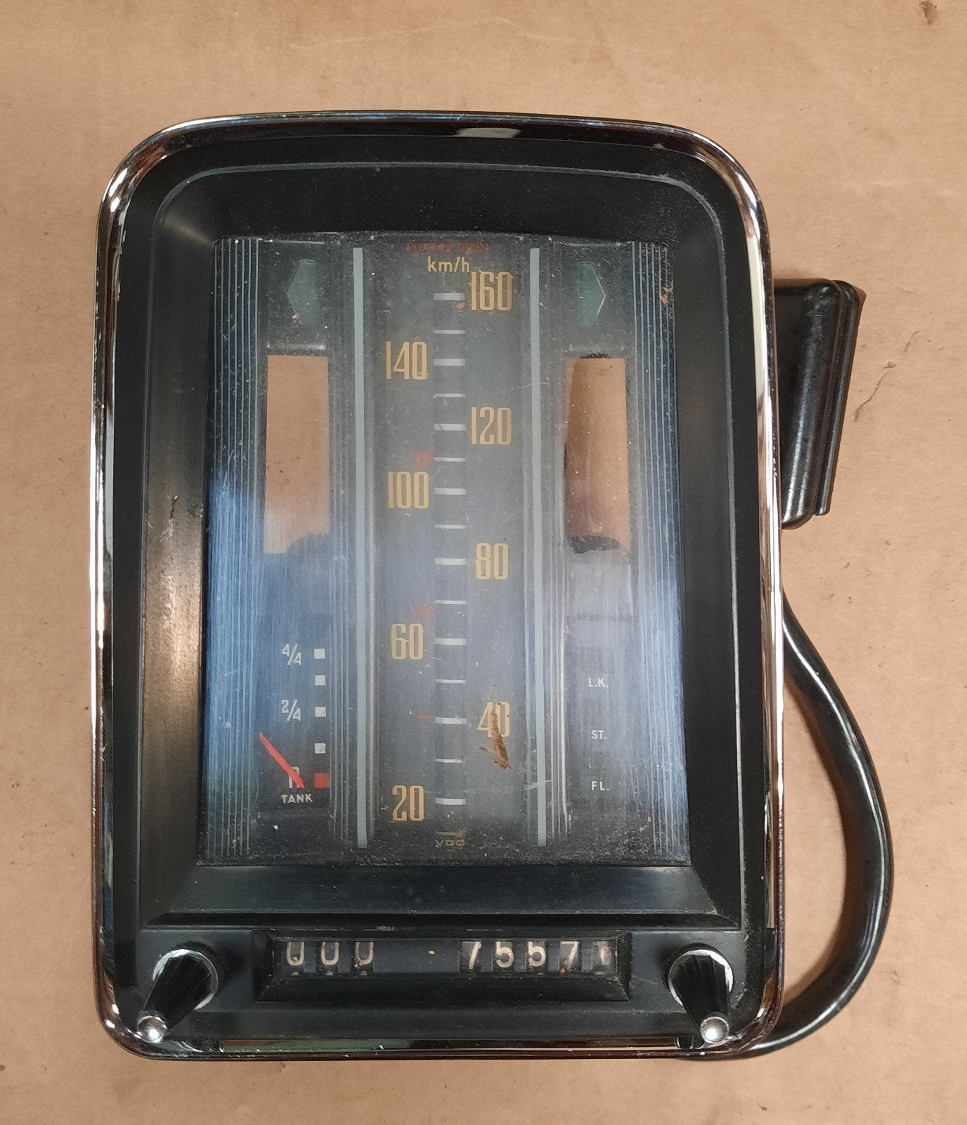 Snelheidsmeter / KM-Teller Mercedes-Benz W110 - W111, Ophalen of Verzenden, Gebruikt, Mercedes-Benz