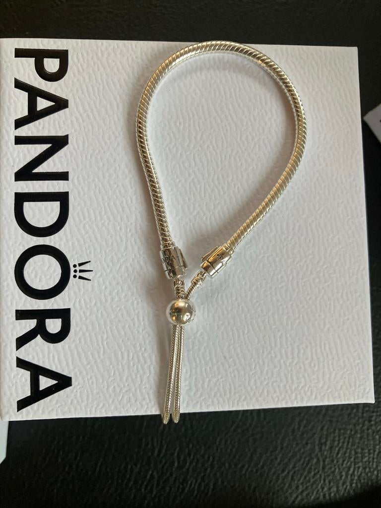 Pandora Moments Snake Chain Armband Zilver, Ophalen of Verzenden, Nieuw, Zilver