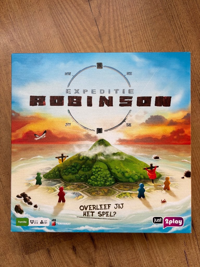Expeditie Robinson Bordspel, compleet en goede staat, Hobby en Vrije tijd, Drie of vier spelers, Ophalen of Verzenden, Zo goed als nieuw