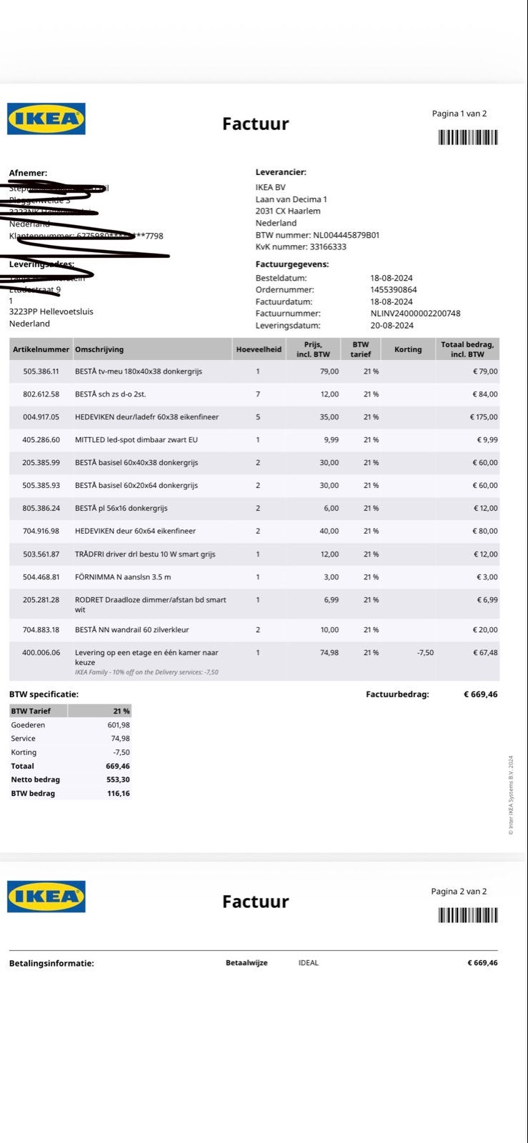 IKEA BESTA TV-meubel met opbergkasten en planken, Ophalen, Zo goed als nieuw, 200 cm of meer, 150 tot 200 cm