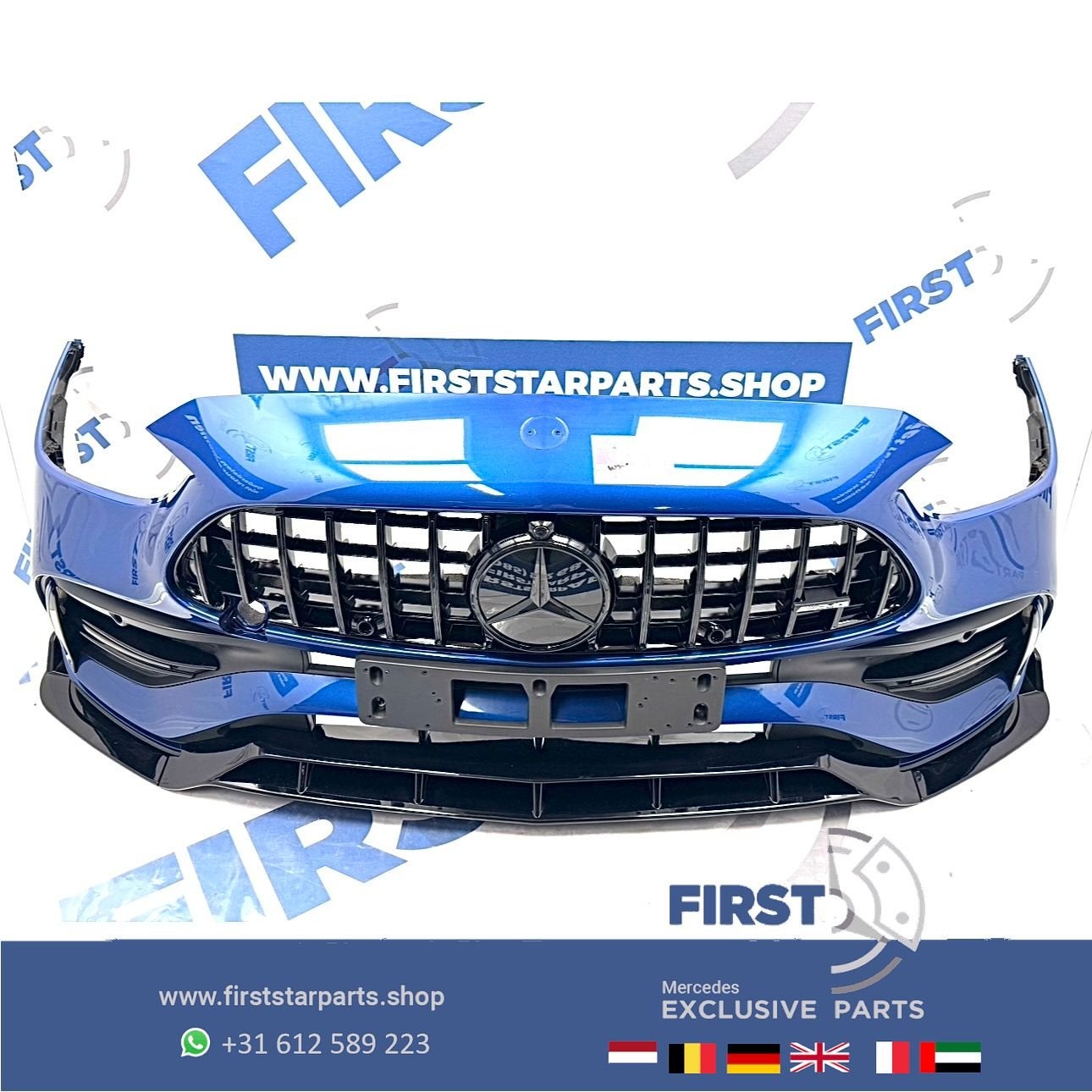 W206 C43 AMG BUMPER PERFORMANCE C KLASSE A2068859201 C43 AER, Auto-onderdelen, Gebruikt, -, Voor, Ophalen of Verzenden