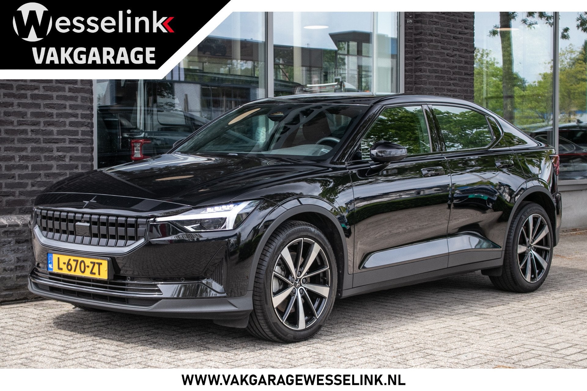Polestar 2 Long Range Single Motor 78 kWh | 19" Lmv | Keyles, Auto's, Stof, Gebruikt, Zwart, 24 min