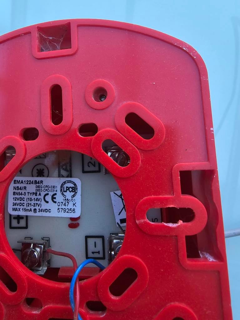 Rode Brandalarm Sirene - EMA1224B4R, Ophalen of Verzenden