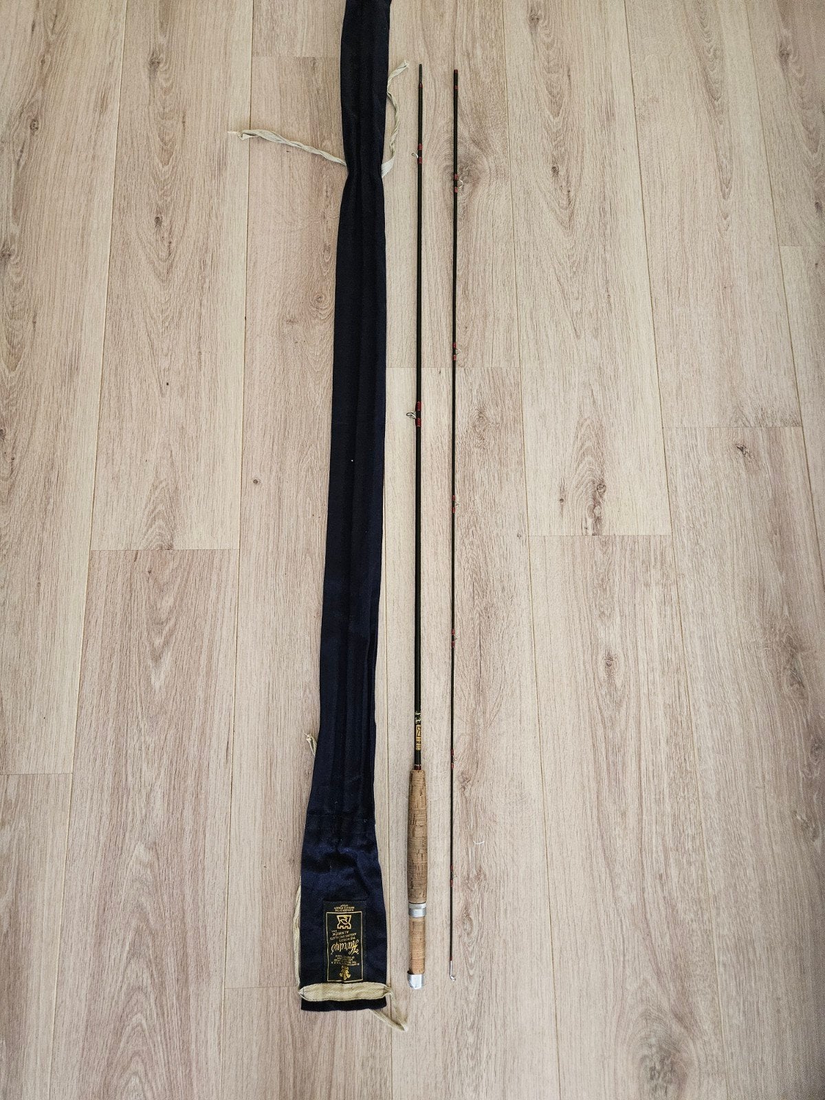 Titel:Vintage Hardy Favorite Graphite vliegvishengel 8’ #4/5, Watersport en Boten, Ophalen of Verzenden, Werphengel