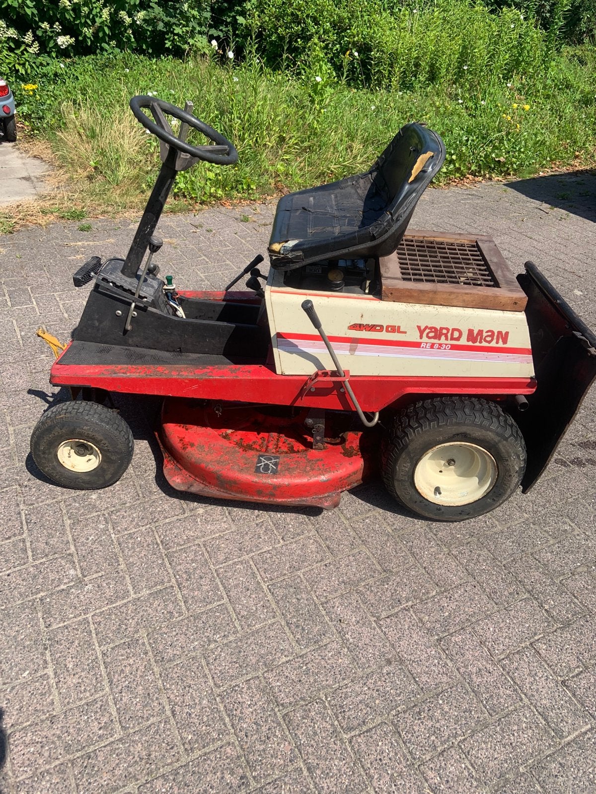 Yard man grasmaaier, Ophalen, Cirkelmaaier, Gebruikt, Onbekend