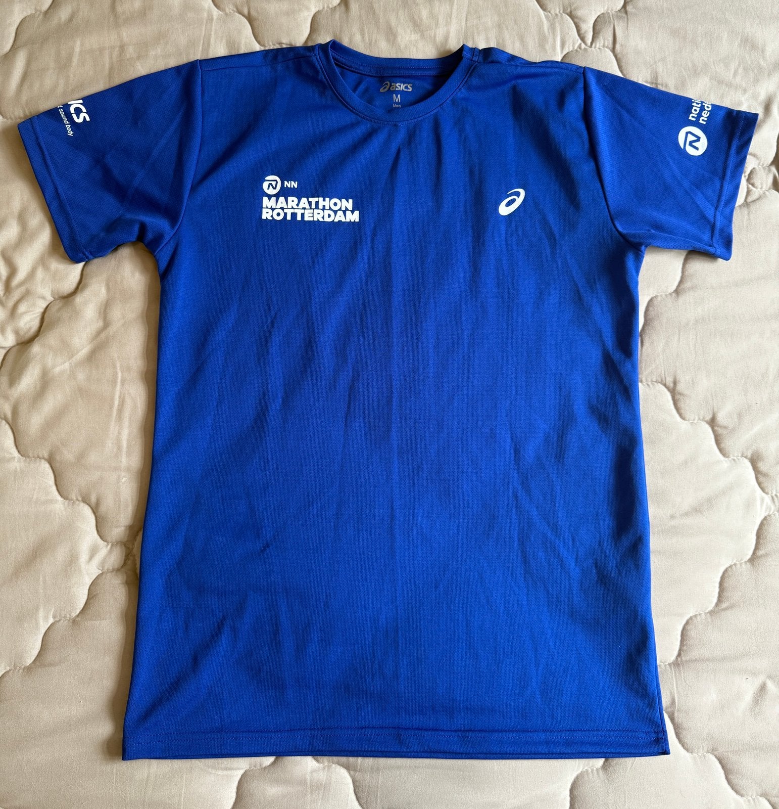 Marathon Rotterdam T-shirt Herenmaat M, Nieuw, Ophalen of Verzenden, Kleding, Hardlopen
